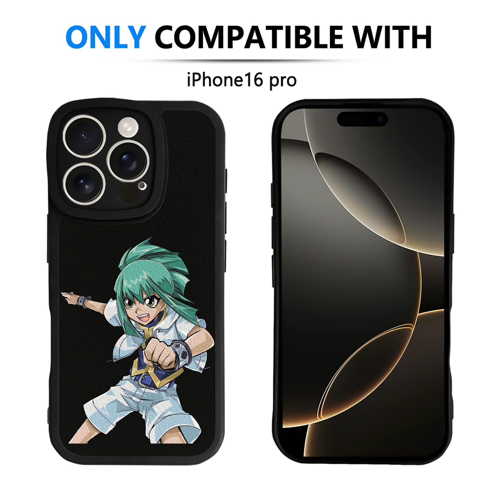 （画像用） 遊☆戯☆王 Yu-Gi-Oh! 【iPhone 16シリーズ対応】シリコンスマホケース（レザー調） 材質：シリコン